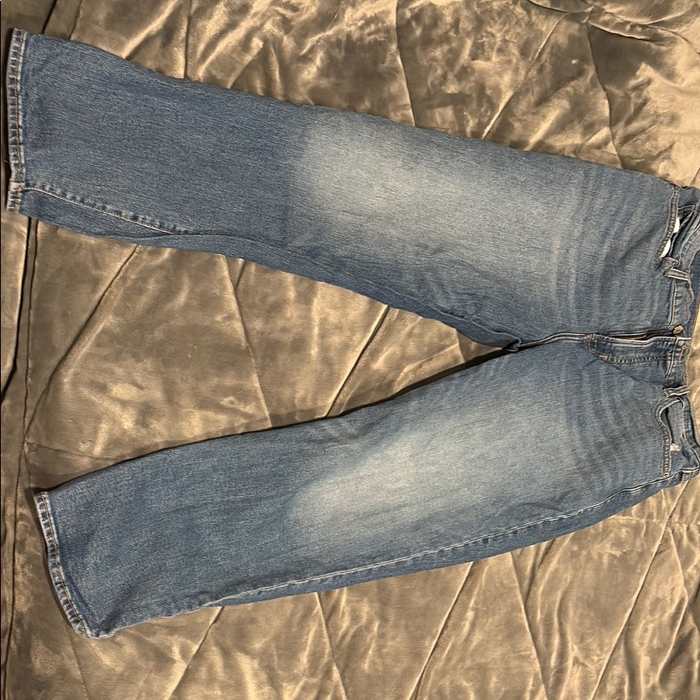Old Navy Women's Straight Leg Jeans - Blue